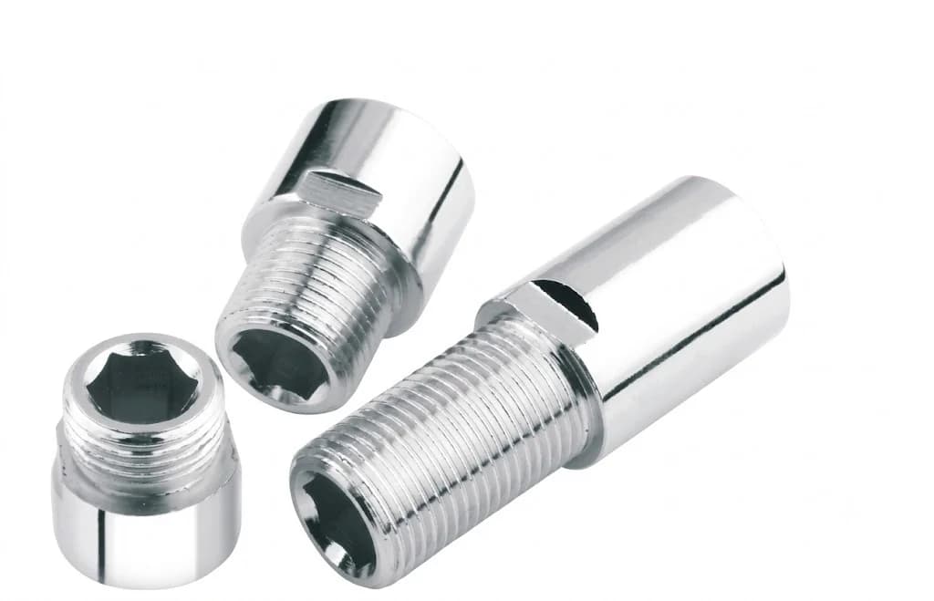 BRASS C.P. EXTENSION NIPPLE EXTRA HEAVY